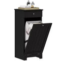 HOMCOM Tilt Out Laundry Hamper, Laundry Hamper Cabinet with Basket, Laundry Cabinet Bathroom Storage Cabinet with Drawer