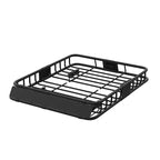64 x 39 Roof Rack Cargo Basket, 150 Lbs Capacity Steel Rooftop Cargo Carrier Rack, Cross Bar Mount Luggage Carrier Holder for Car, Truck