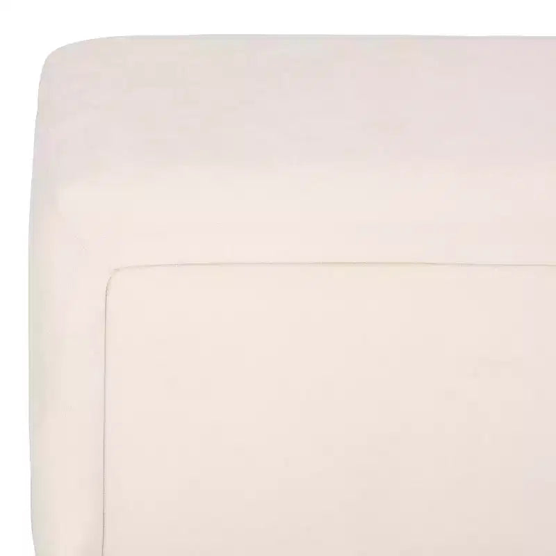 Banco de Almacenamiento Moderno con Asiento de Lino Acolchado, Verde Musgo, 50.8" de Ancho