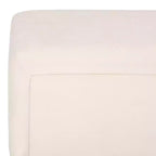 Banco de Almacenamiento Moderno con Asiento de Lino Acolchado, Verde Musgo, 50.8" de Ancho