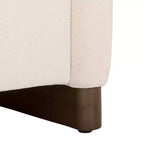 Banco de Almacenamiento Moderno con Asiento de Lino Acolchado, Verde Musgo, 50.8" de Ancho