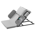 VEVOR Electric Lifting Backrest for Bed, 300 lbs Capacity, 4-68 Adjustable Lifting Bed Backrest, with Guardrail Armrest & Storage Pouch, Gray