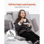 Respaldo de cama elevable eléctrico ajustable de 136 kg con barandilla y bolsa de almacenamiento