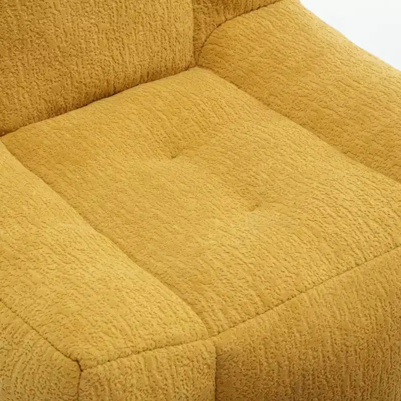 Puf mullido para adultos con espuma viscoelástica y otomana, para interiores