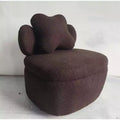 Acekool Teddy Bear Accent Chair, Fluffy Boucle Upholstered Cloud Armchair for Living Room or Kids Room