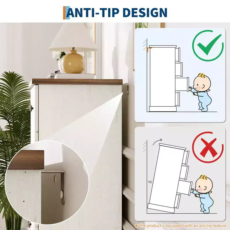 Cómoda horizontal acanalada, cómoda de madera con tiradores metálicos, moderna
