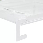 Cama Murphy Queen con sofá y mueble, cama plegable de pared con estantes