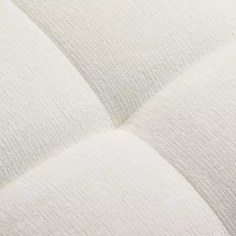 Sofá seccional moderno estilo L de 119", curvo minimalista con orientación a la derecha, con botones