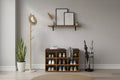 VASAGLE Shoe Bench with Cushion, Storage Bench with Padded Seat