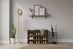 VASAGLE Shoe Bench with Cushion, Storage Bench with Padded Seat