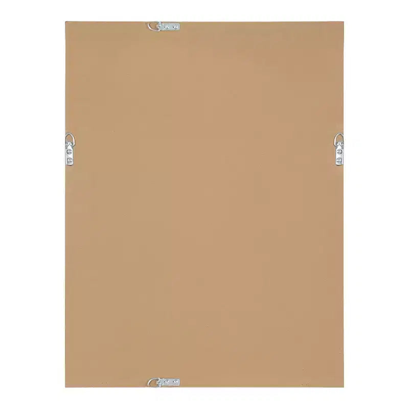 Espejo de pared rectangular de 18"x24" con marco de plástico, montaje en pared