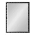 Espejo de pared rectangular de 18"x24" con marco de plástico, montaje en pared