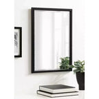 Espejo de pared rectangular de 18"x24" con marco de plástico, montaje en pared