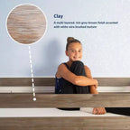 Litera baja doble sobre doble con tobogán y escaleras, cama de plataforma de madera maciza para niños, 14 barandillas